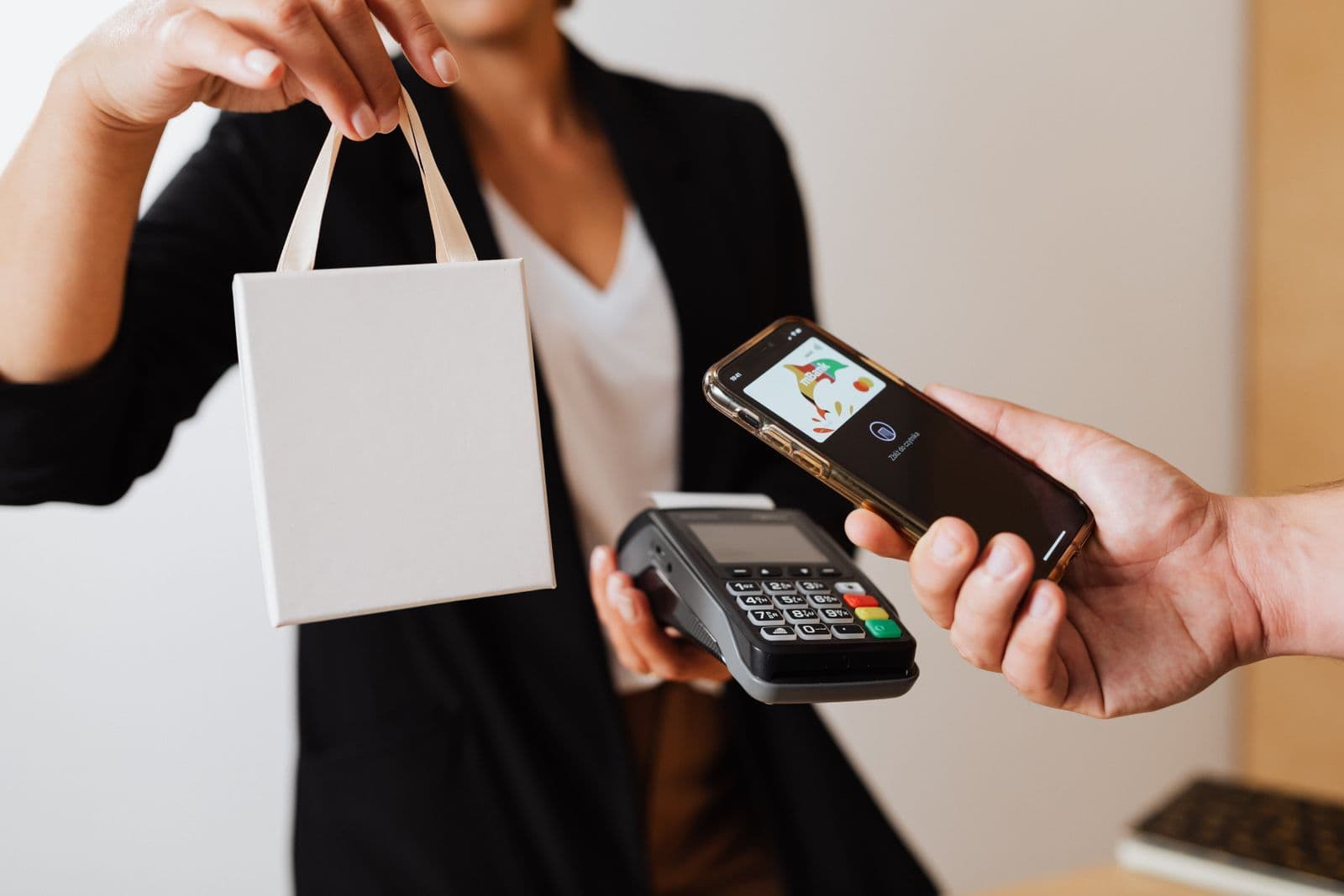 Paiement sans contact avec un téléphone mobile