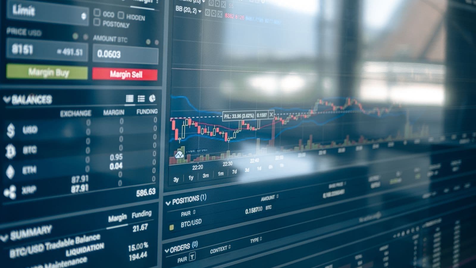 Graphique de marché en baisse, illustrant la faiblesse de l'ariary
